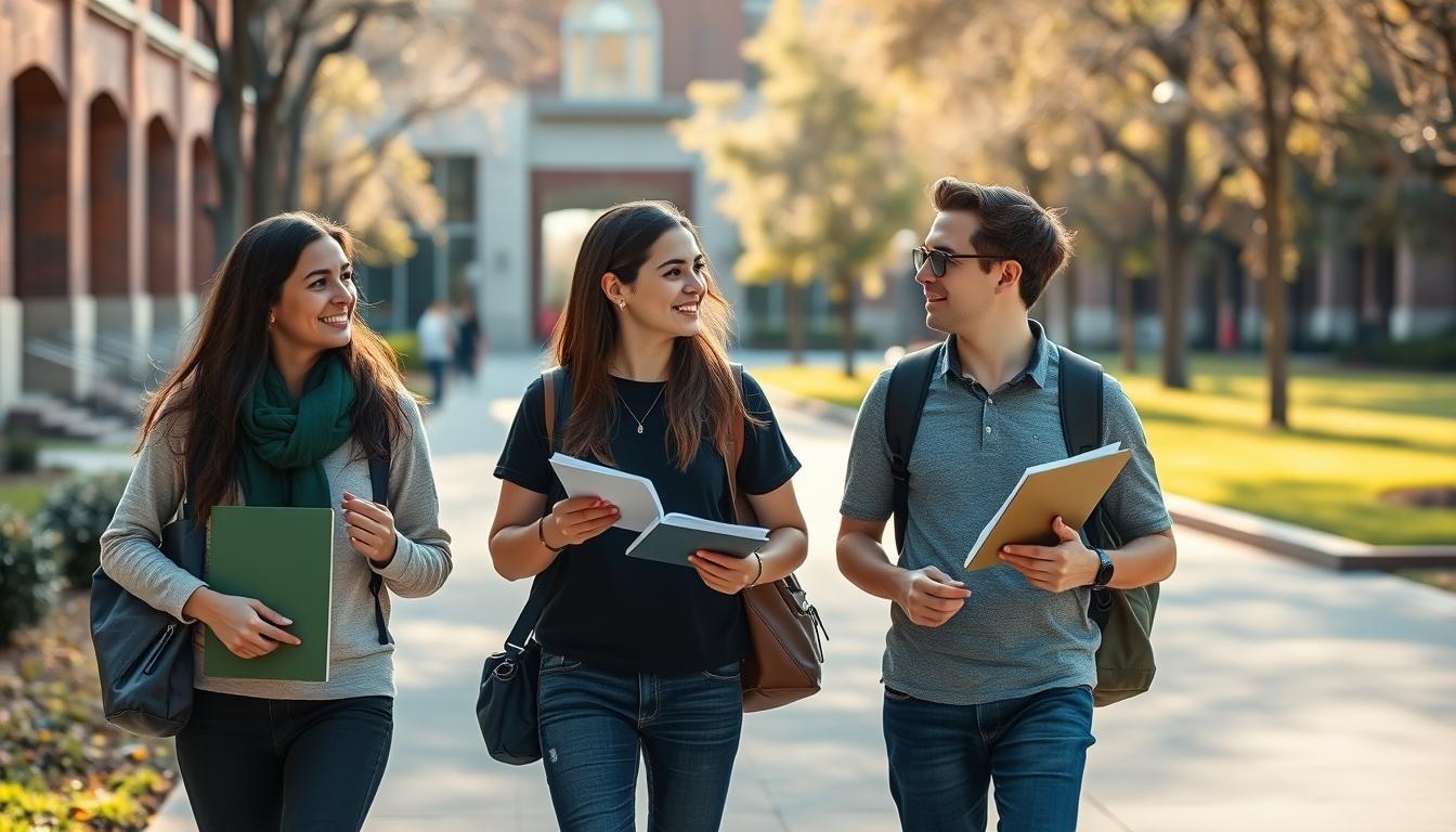 Structured study materials and learning resources on a desk
